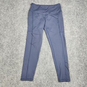 Born Primitive‎ Leggings Womens Large Blue Activewear Ankle 23" Gym Training